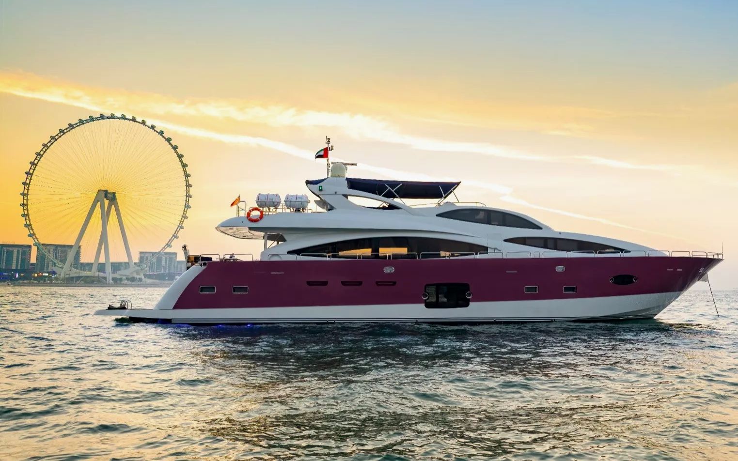 Sky Walker Kona yacht in Dubai